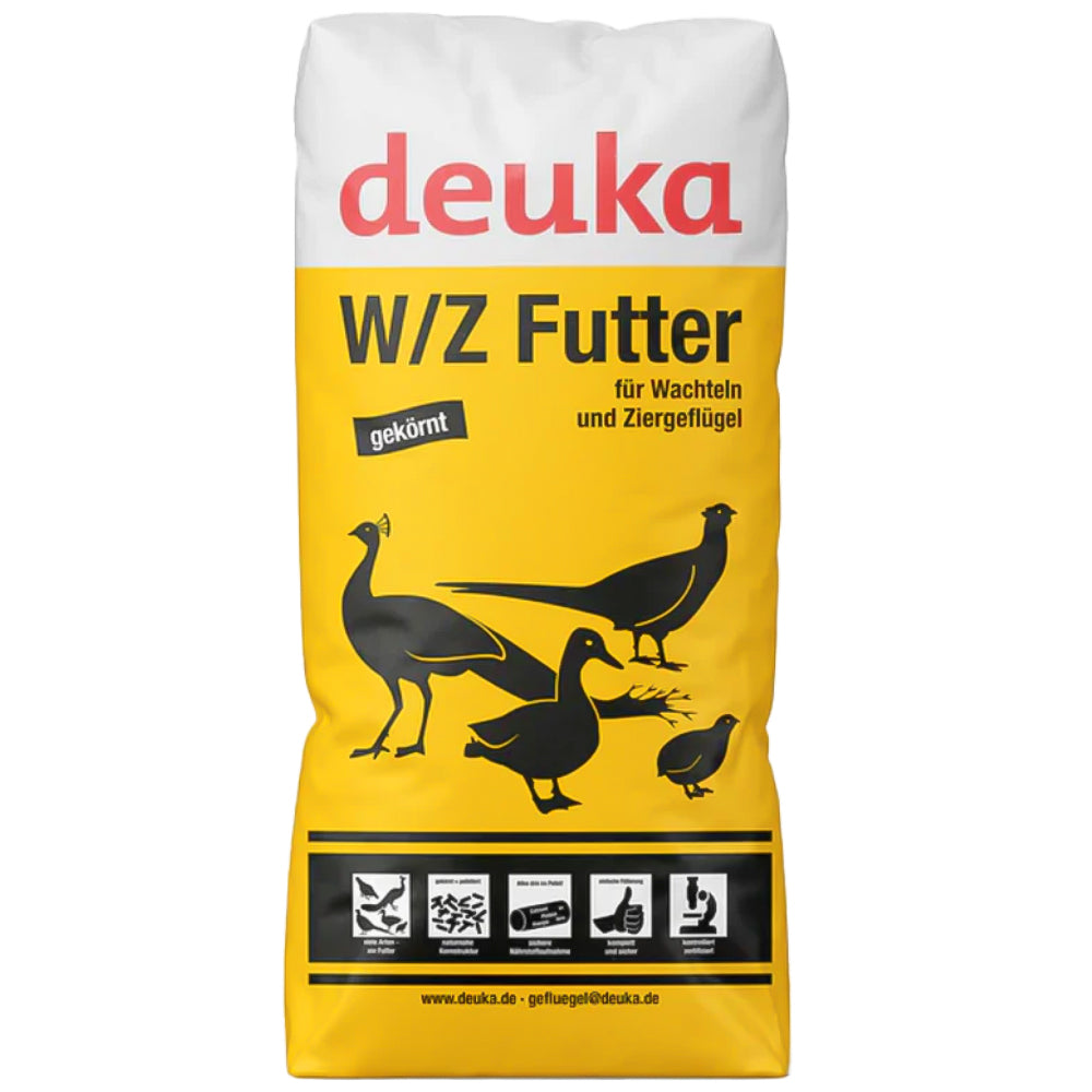 Deuka W/Z Mangime Completo per Quaglie Adulte e Pollame Ornamentale – 25kg