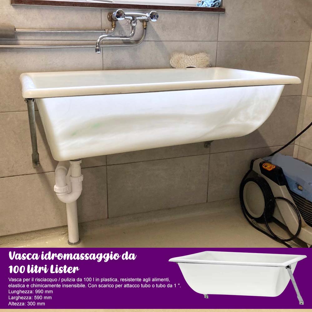 Vasca da 100 litri Lister