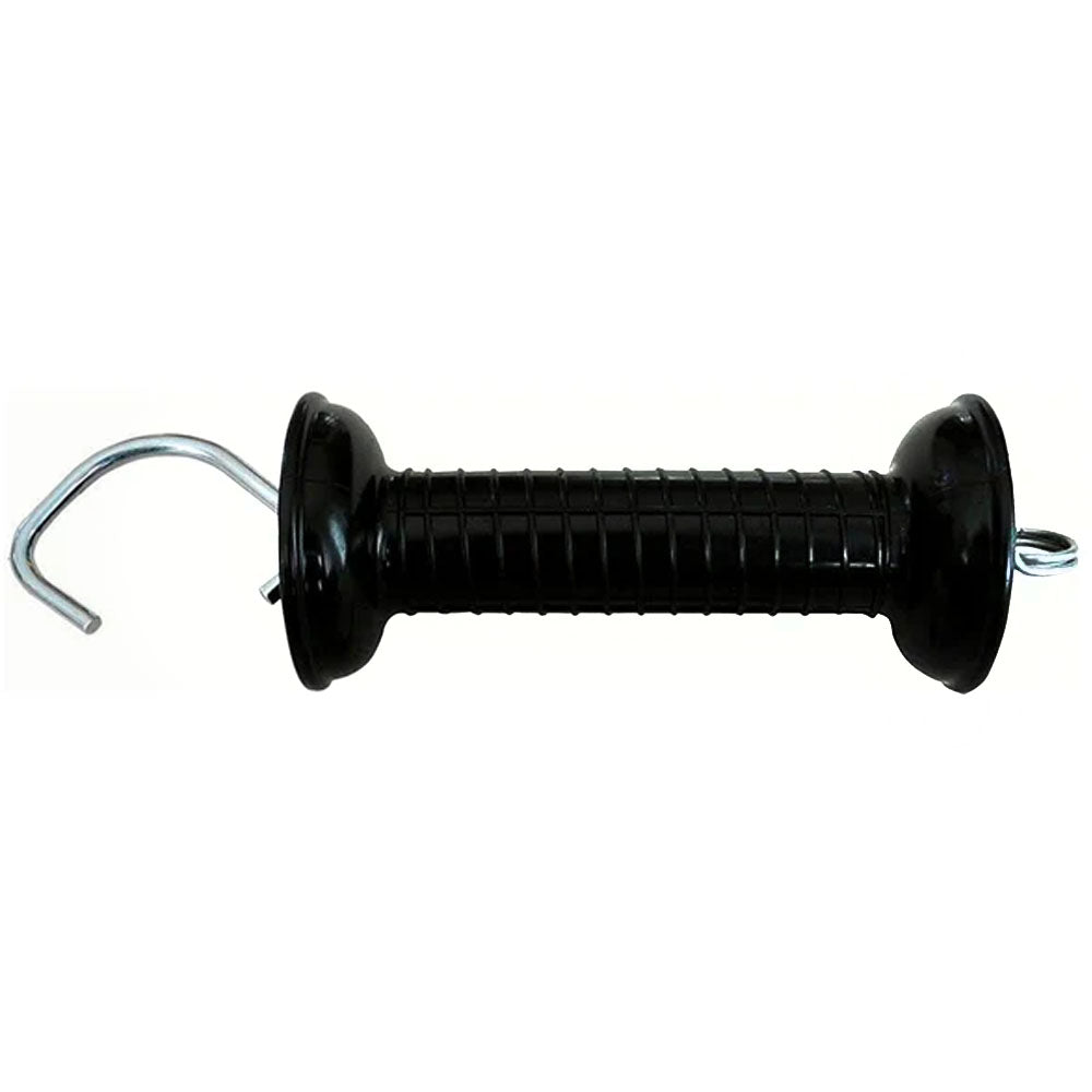 Maniglia isolante con gancio a N nero per cancello farming