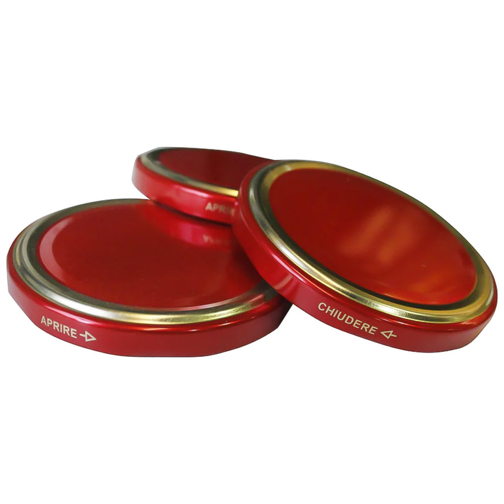 Coperchi per Barattoli di Miele - Miele, Rosso, Bianco