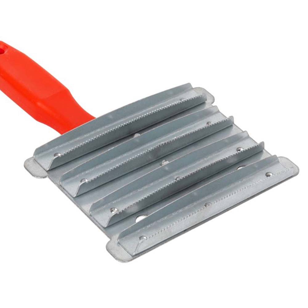 Striglia in Metallo con 2 Ferri - Ideale per Cavalli