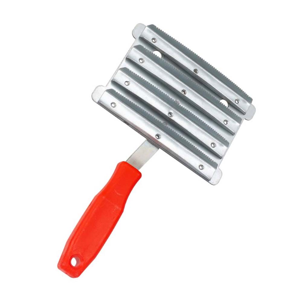 Striglia in Metallo con 2 Ferri - Ideale per Cavalli