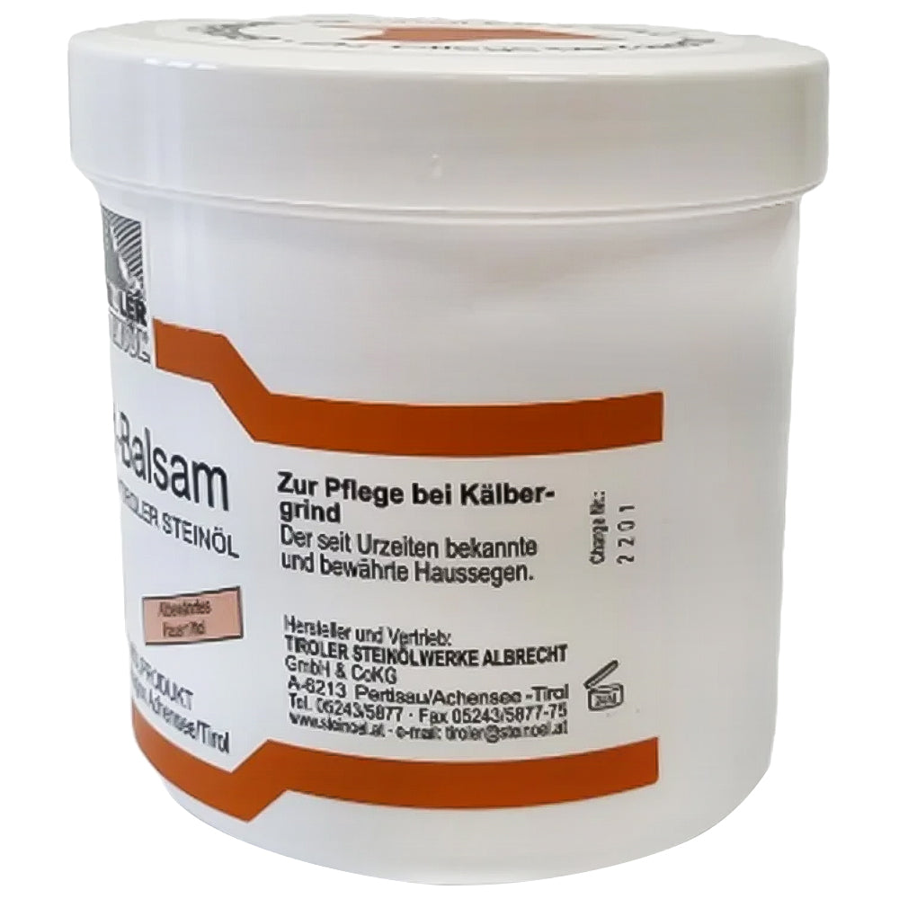 Balsamo macinato con olio di pietra tirolese