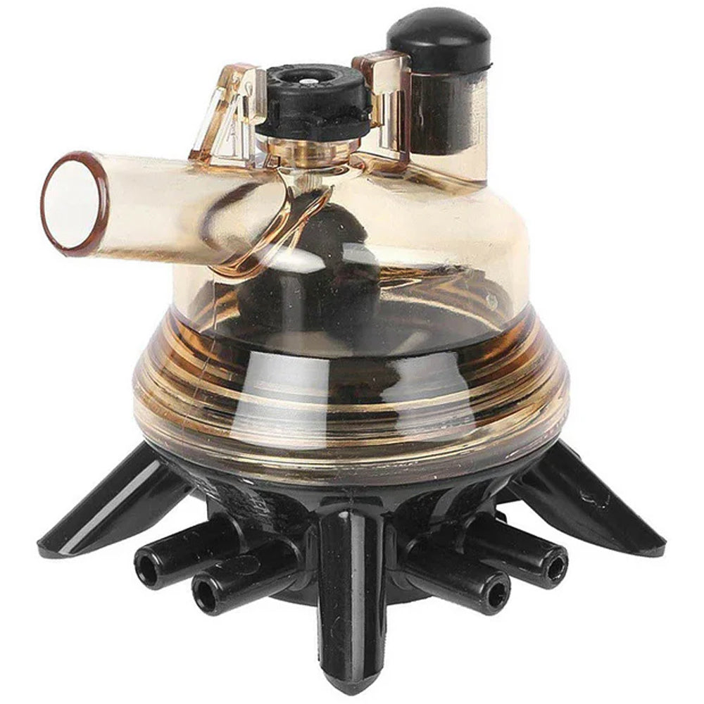 Collettore per Gruppo di Mungitura in Acciaio Inox con Coperchio in Plastica