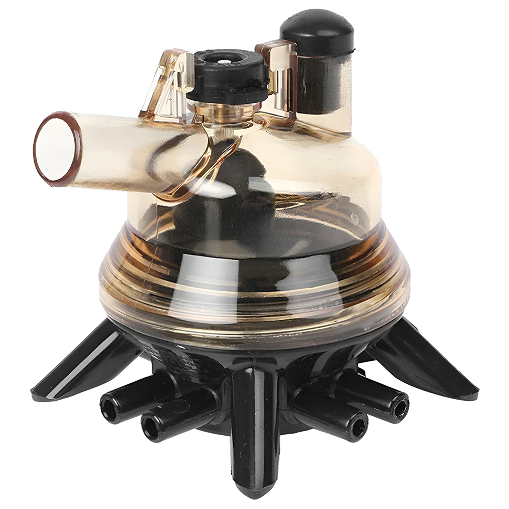 Collettore per Gruppo di Mungitura in Acciaio Inox con Coperchio in Plastica