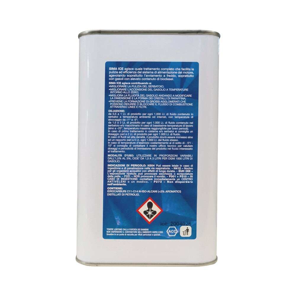 Sima Ice Addittivo Antigelo Per Gasolio 1Lt