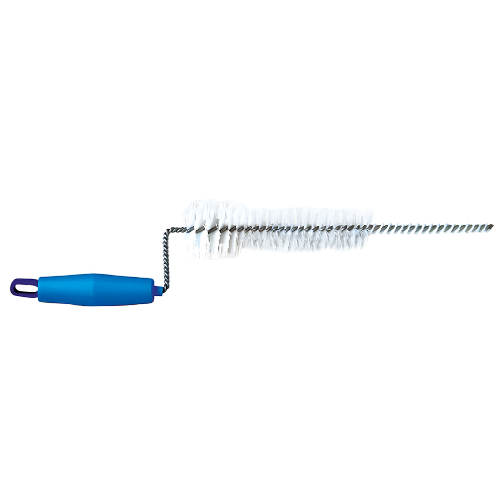 Spazzola per tettarella grande a guaina rotante con setole per garantire la pulizia