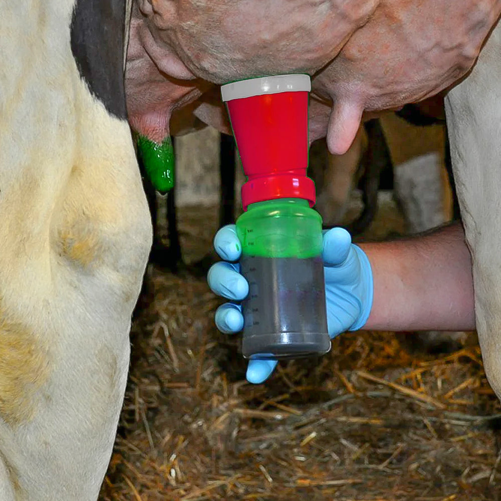 Applicatore per Immersione del Capezzolo - Dispositivo per Igiene della Mammella per Bovini - Pulizia e Disinfezione Sicura