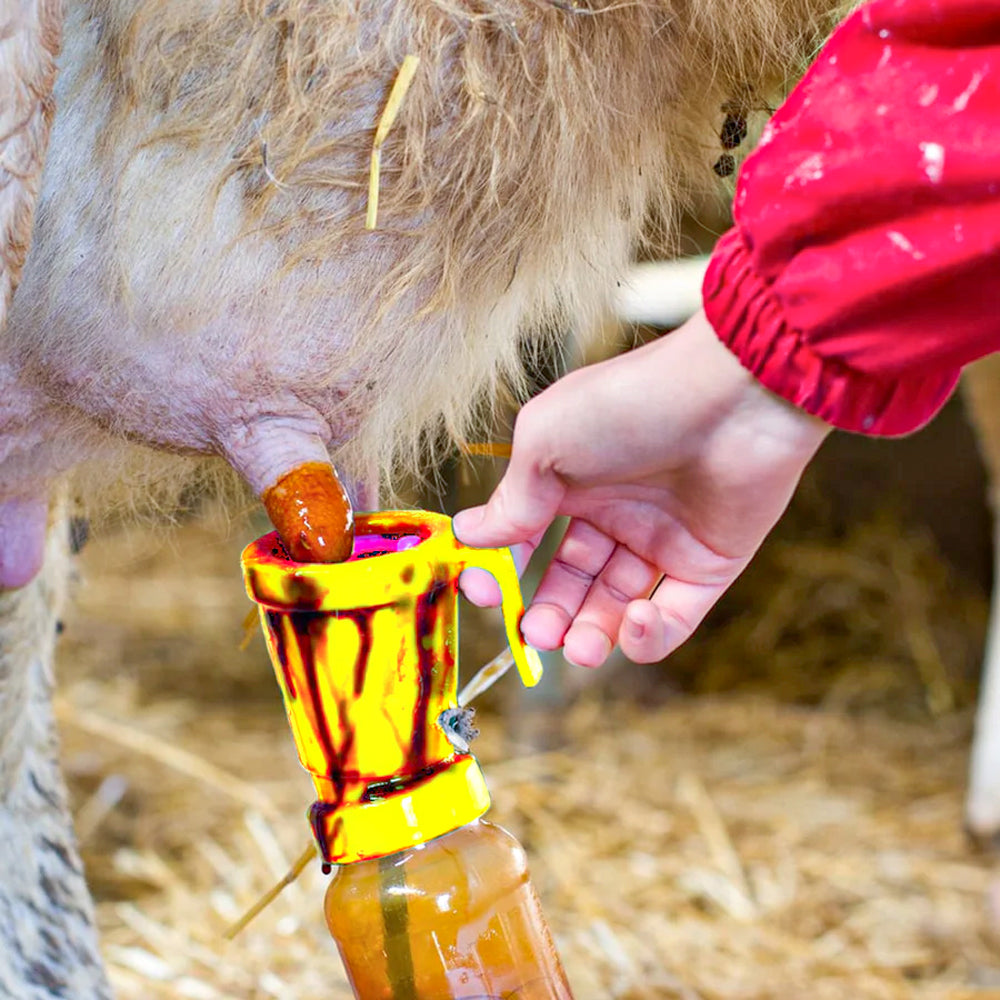 Applicatore per Immersione del Capezzolo - Dispositivo per Igiene della Mammella per Bovini - Pulizia e Disinfezione Sicura