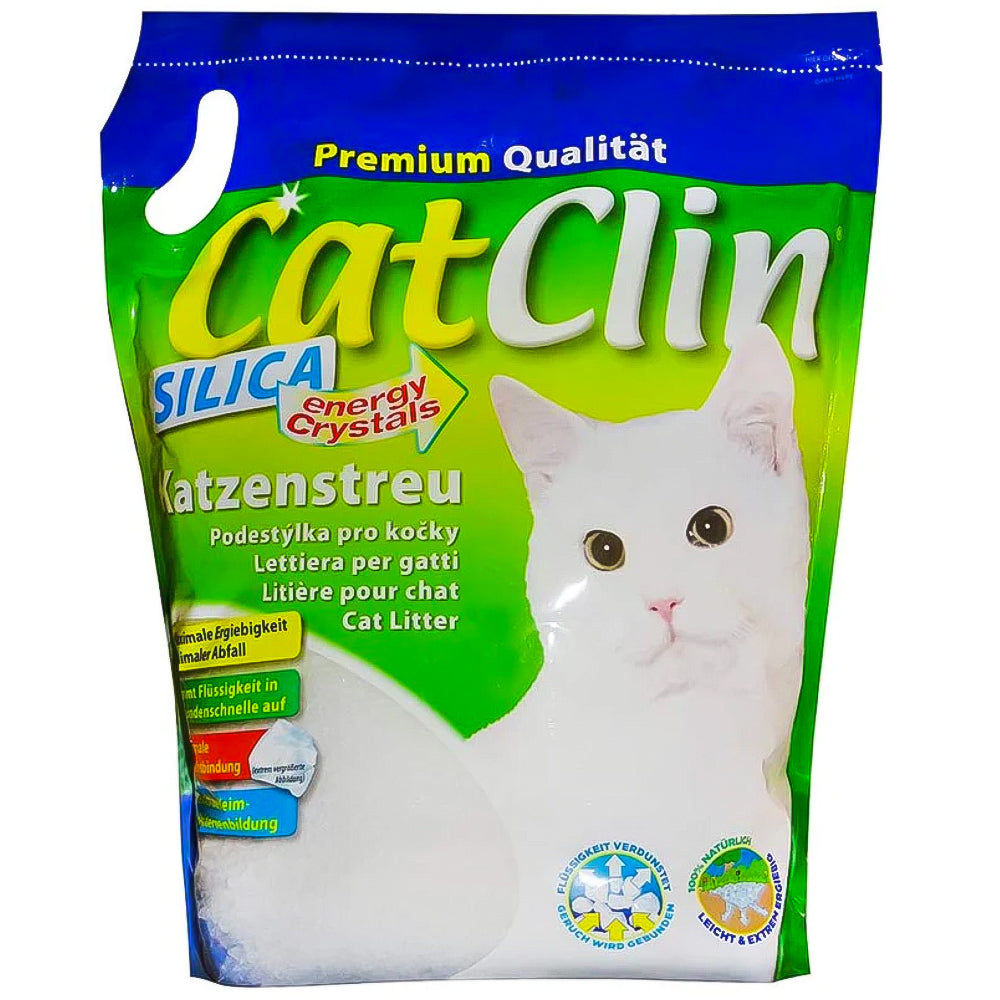 Lettiera per Gatti al Gel di Silicio CatClin 8lt