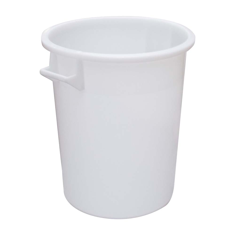 Bidone spazzatura bianco 50lt, 75lt e 100lt