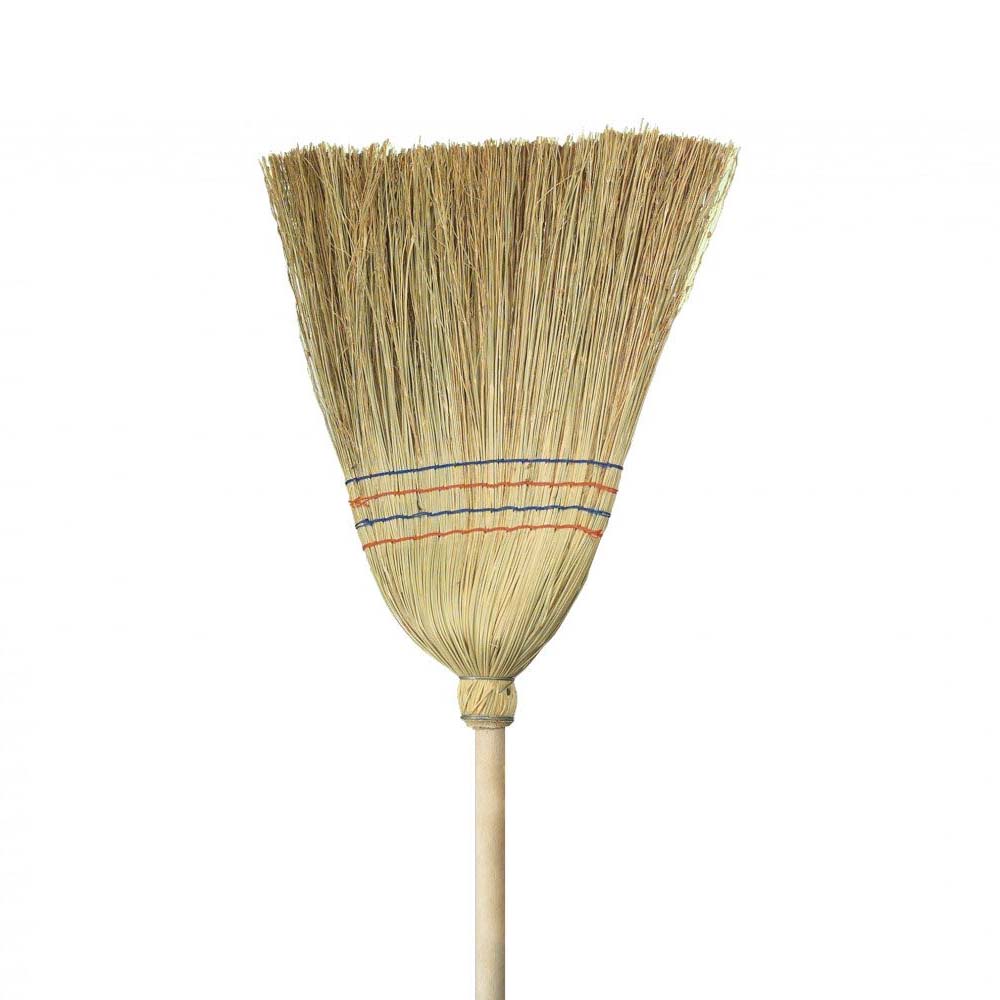 Scopa in paglia di riso per bambini