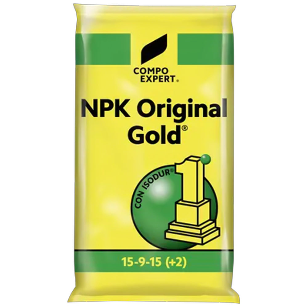 Fertilizzante a Lenta Cessione NPK Original Gold® 15-9-15(+2) – Sacco da 25kg
