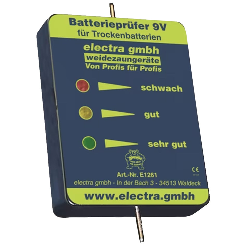 Tester per Batterie 9 V – Controllo Facile delle Batterie Secche