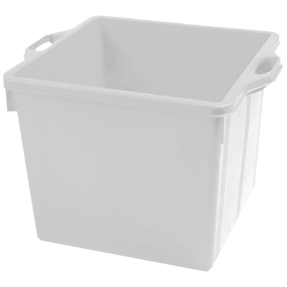 Cassetta alimentare sovrapponibile con coperchio in PVC