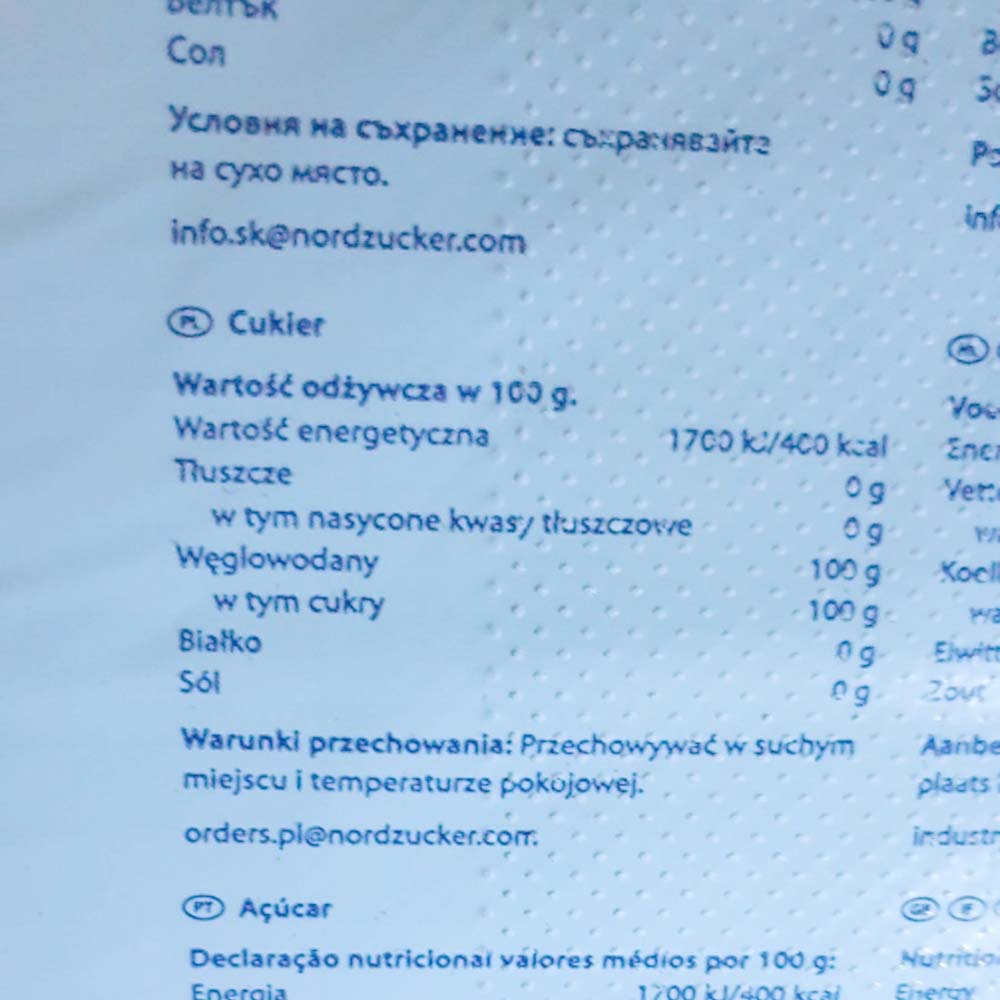 zucchero economico per dolci.