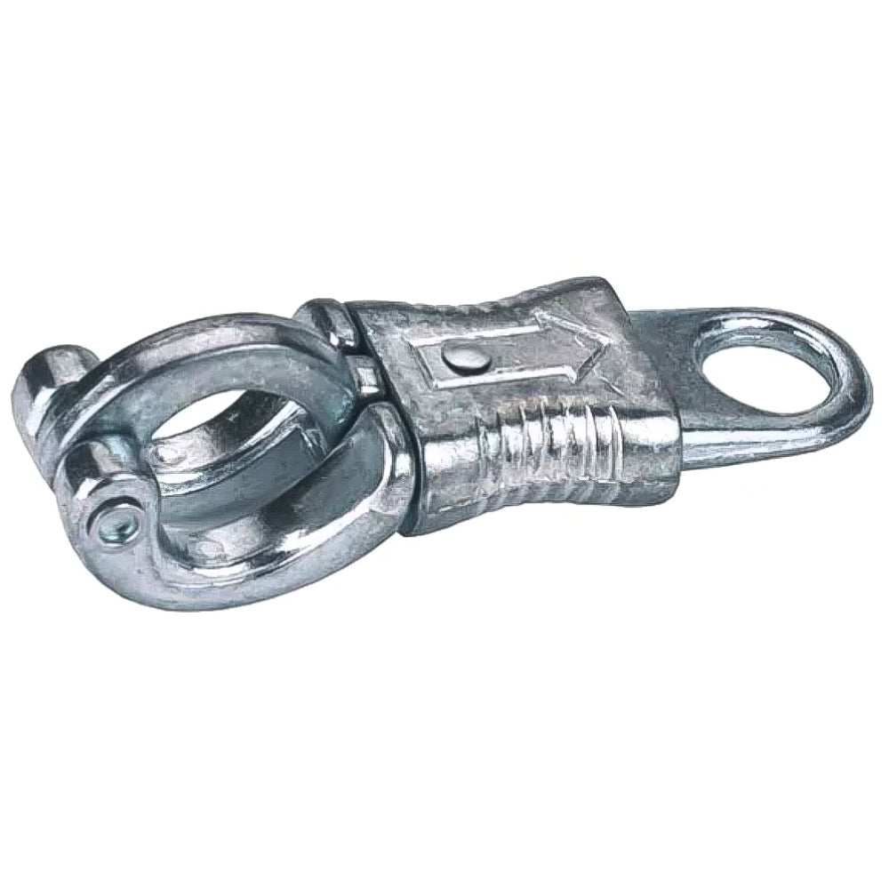 Moschettone Zincato Antipanico con Cameretta Fissa per Cavezza