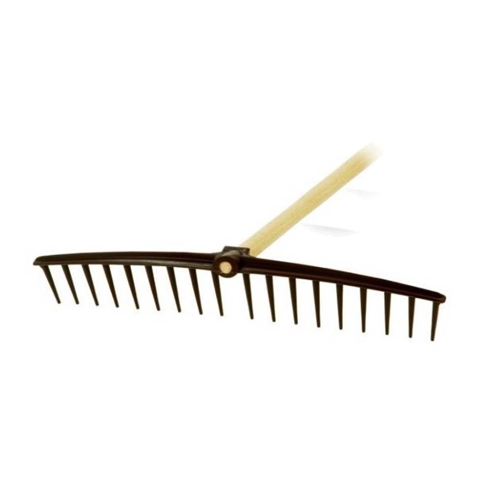 Rastrello in plastica marrone 18 resistente