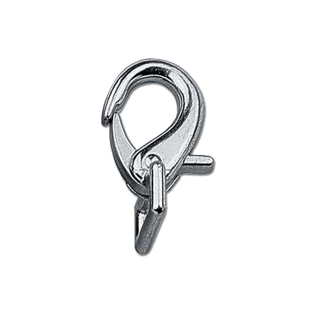 Moschettone con passacinghia in Acciaio Inox per briglie