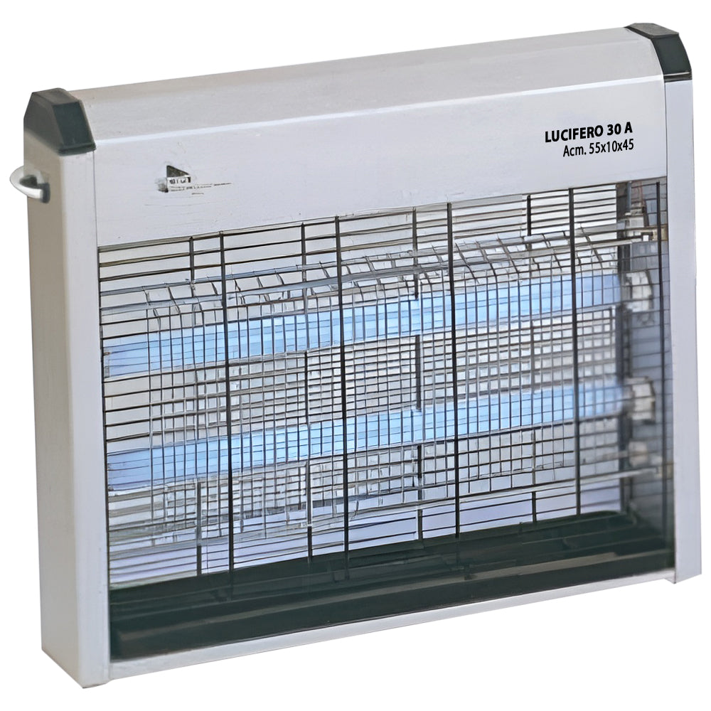 Lucifero Insetticida Elettrico 30A e 90A/2 – Trappola UV Anti-Insetti per Interni ed Esterni