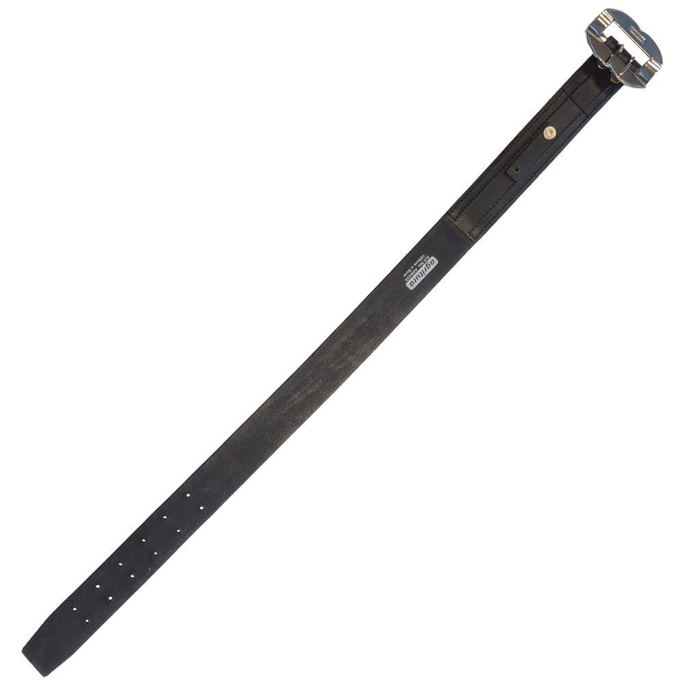 Leather Calf Strap with Durable Metal Buckle
