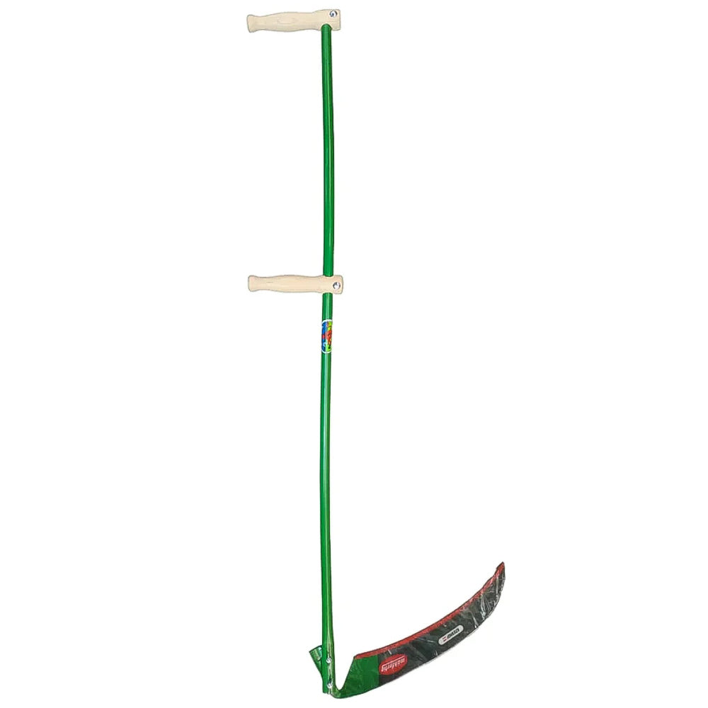 Piccola falce con manico in legno Angelo acciaio