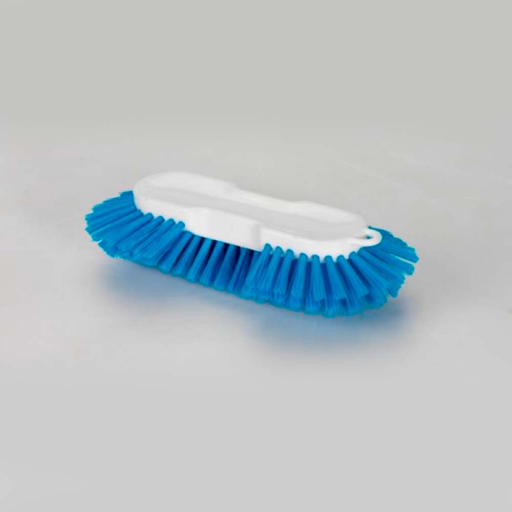 Spazzola setole dure per bidoni latte - blu