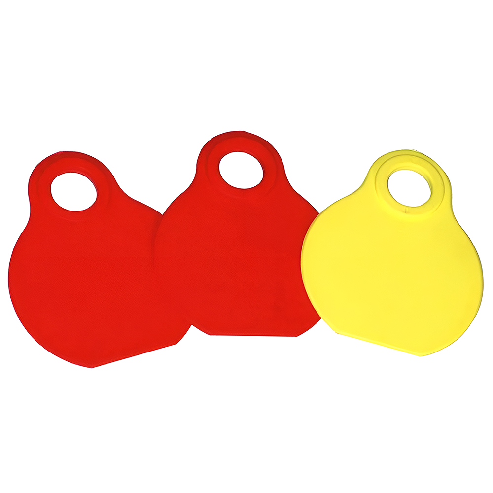 Targhetta collare in plastica per identificazione di pecore e capre 25 pezzi