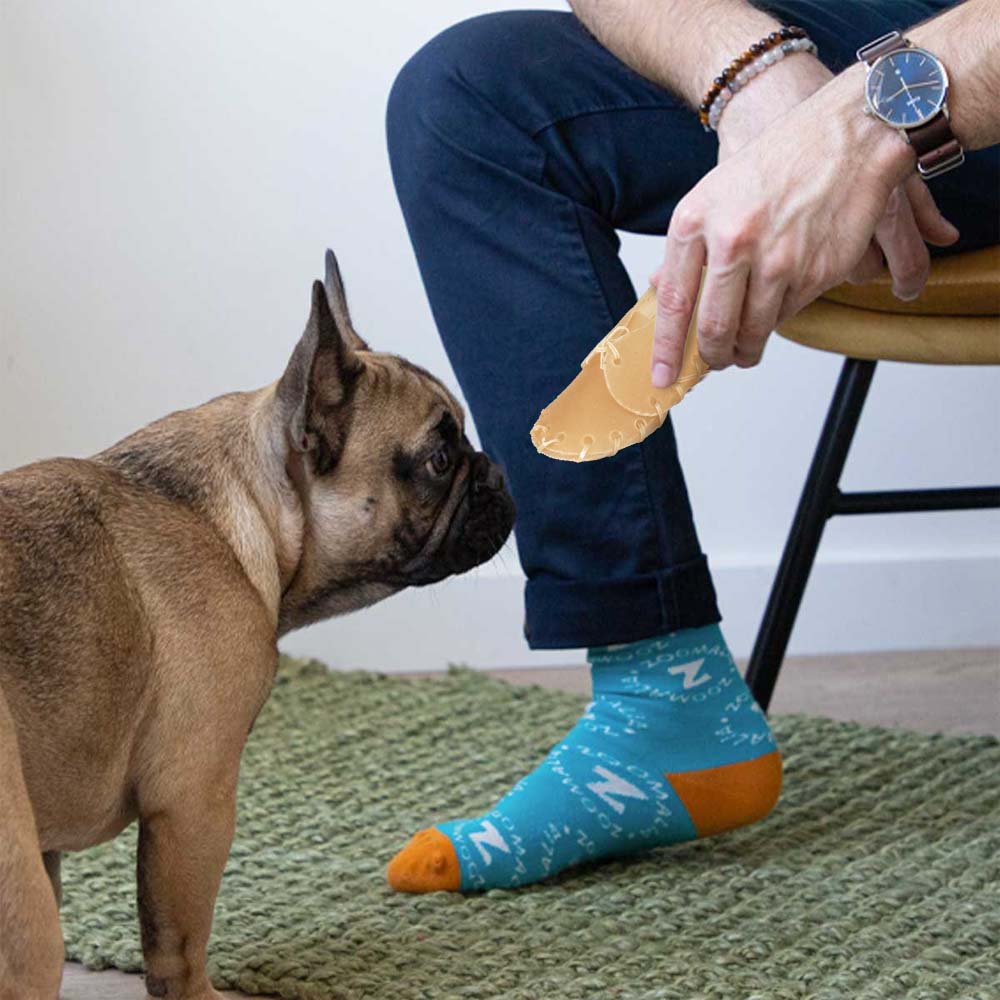 Scarpe da Masticare per Cani in Pelle di Manzo