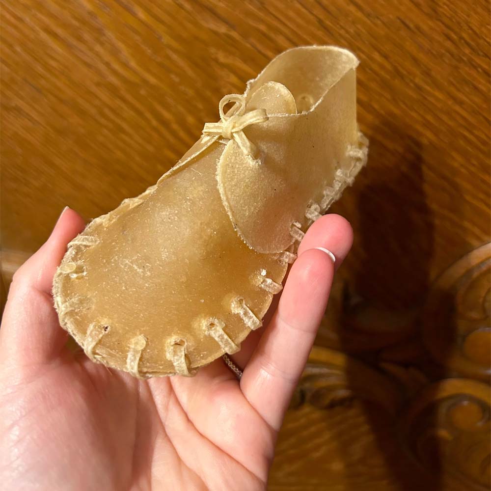 Scarpe da Masticare per Cani in Pelle di Manzo