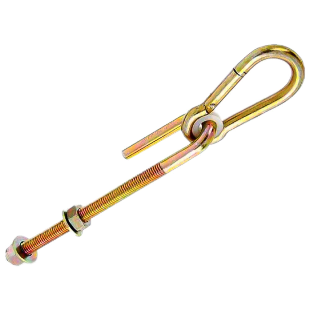 Moschettone con vite oscillante