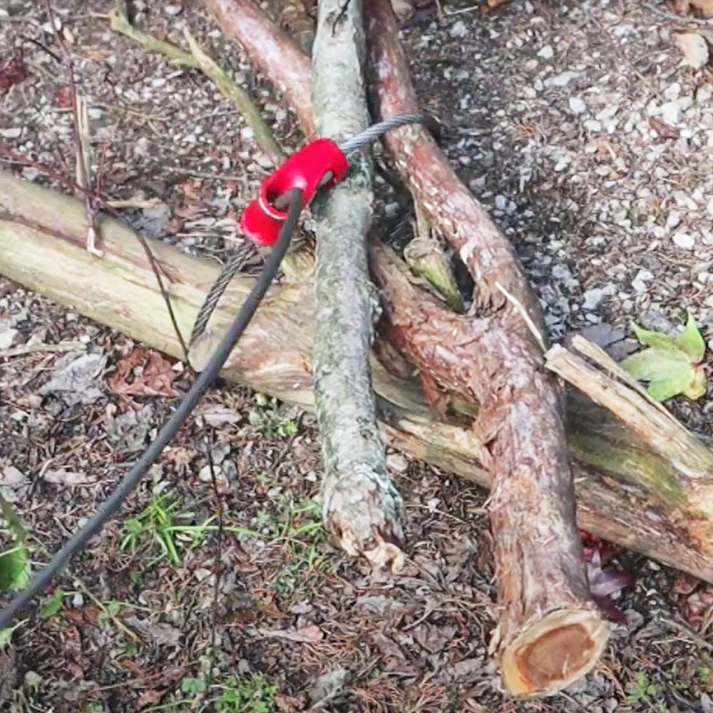 Tirante Choker Forestale Fune Acciaio