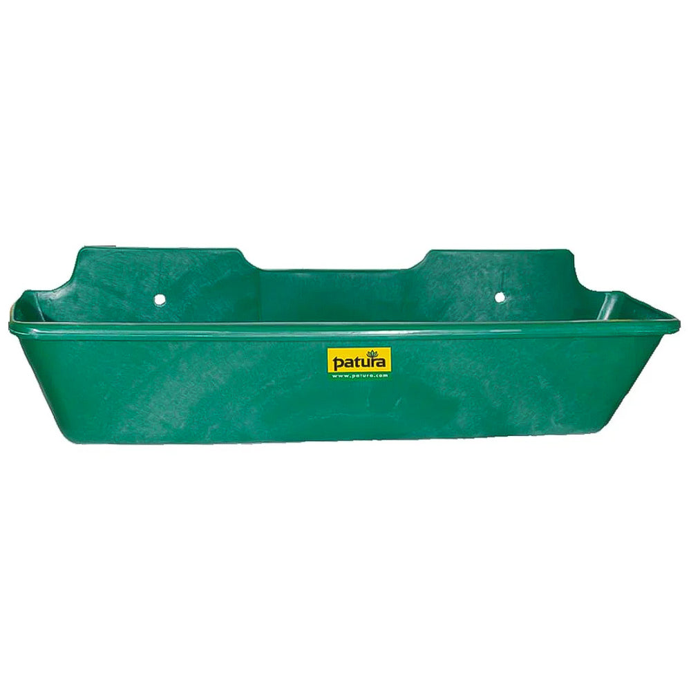 Mangiatoia lunga in plastica da 50 L - Mangiatoia durevole per bestiame