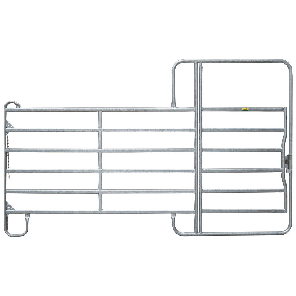 Pannello compatto con cancello e barra centrale – 2,20 m