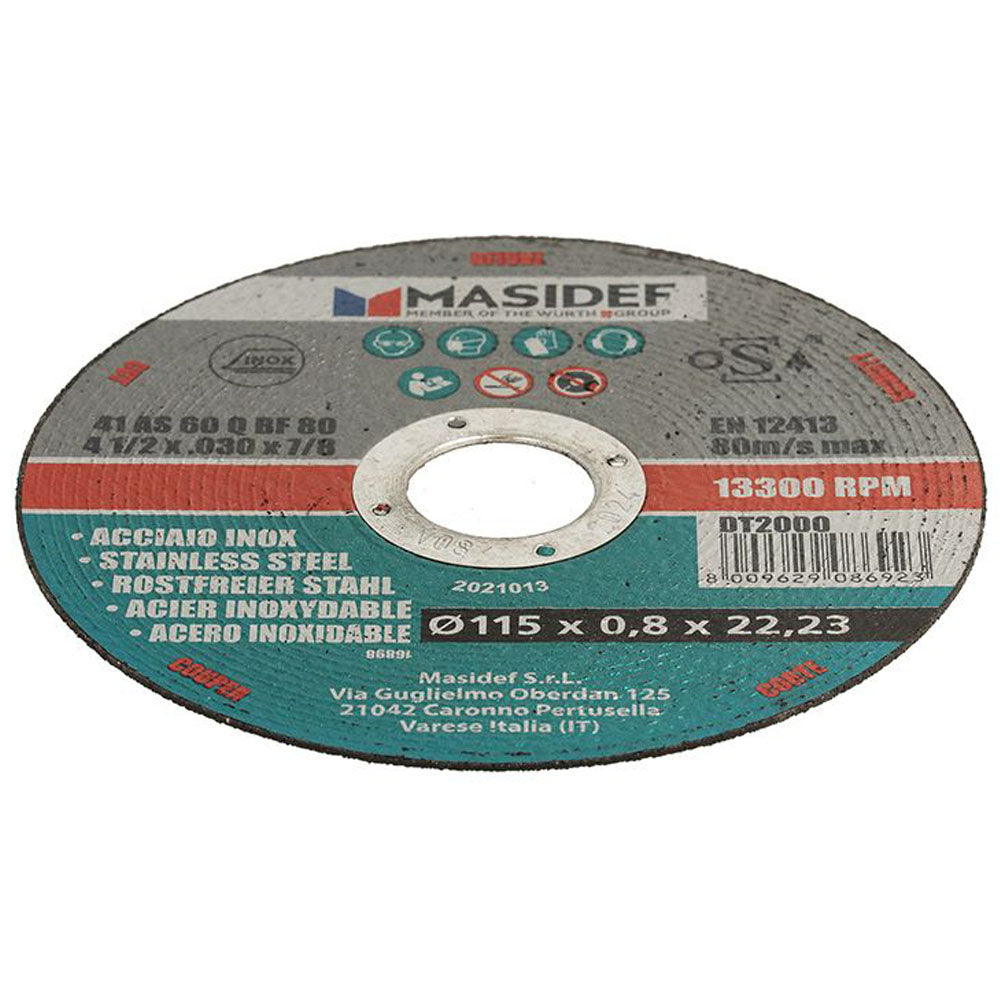 Disco da taglio per acciaio inox