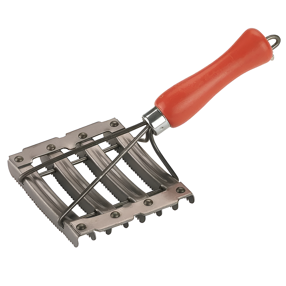 Striglia in metallo staffa in filo