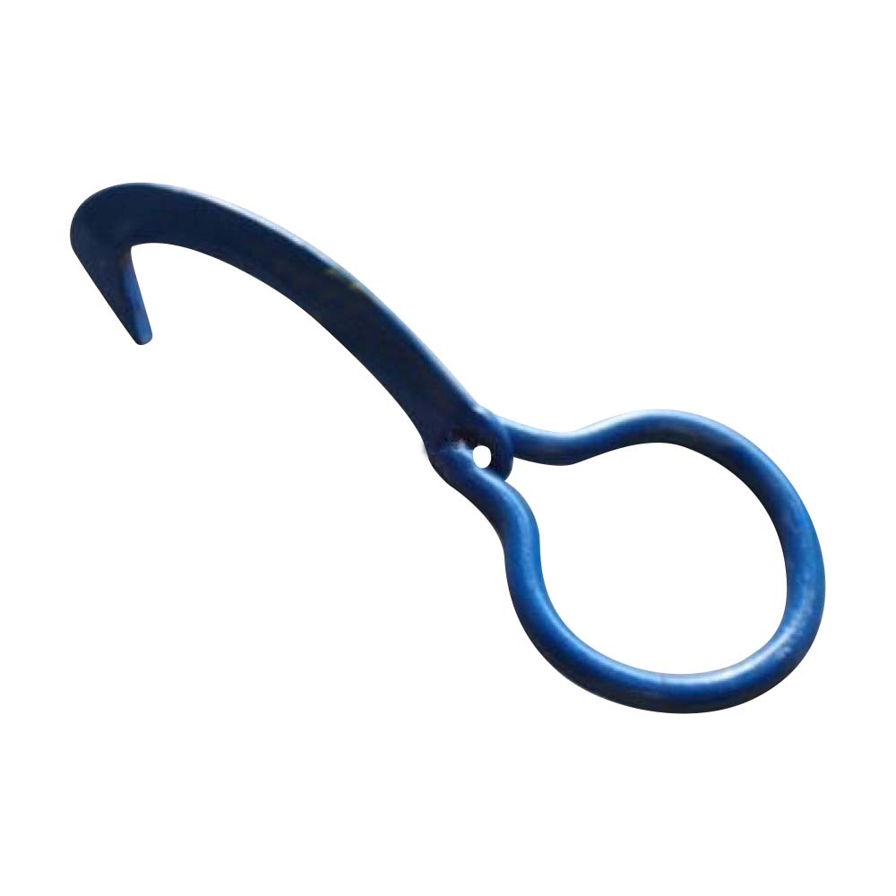 Gancio forgiato con anello