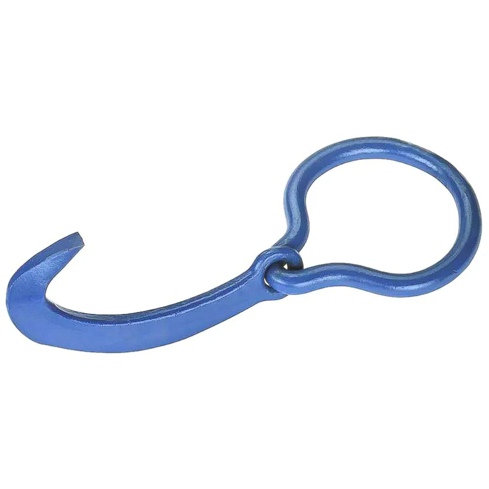 Gancio forgiato con anello