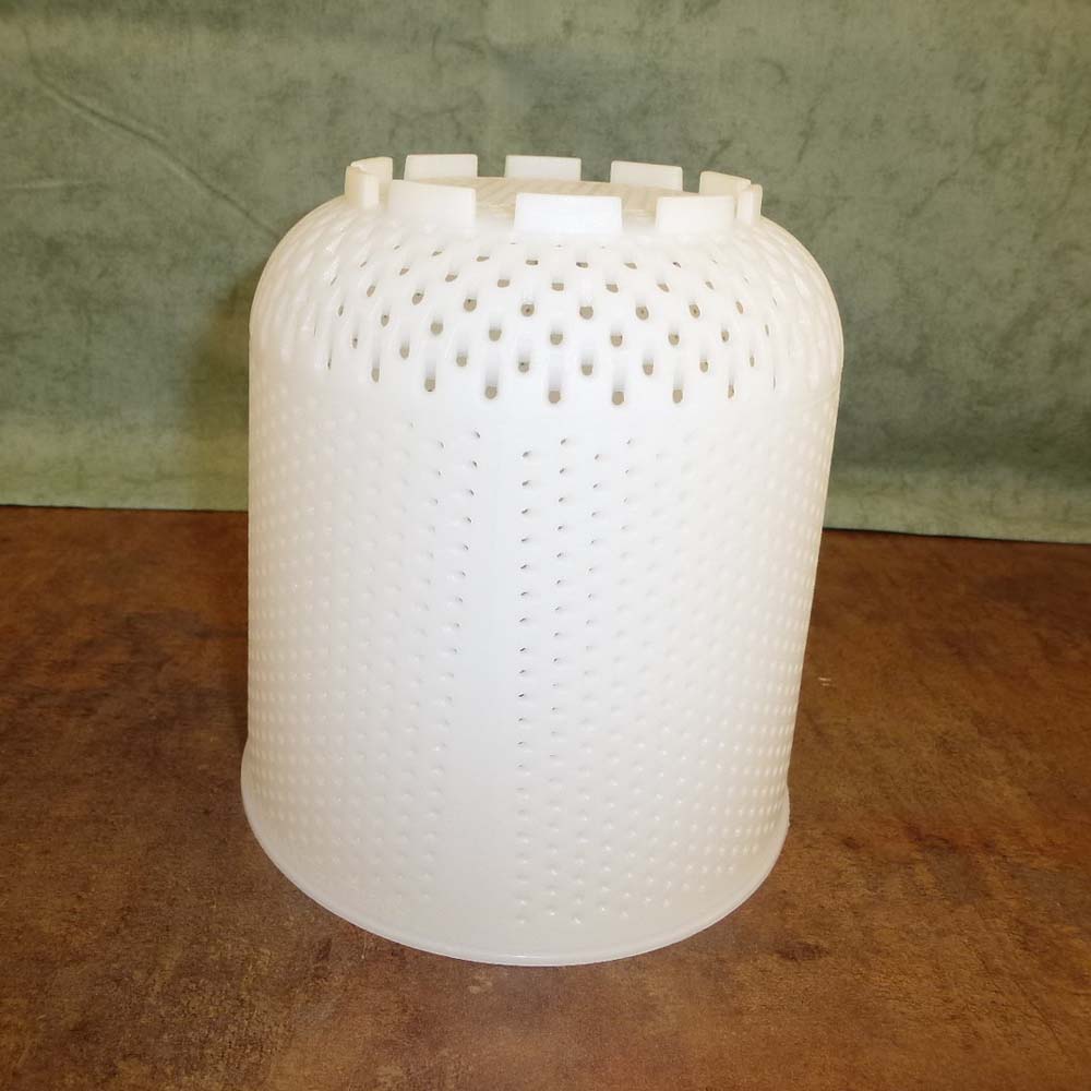 Stampo per formaggio con base arrotondata