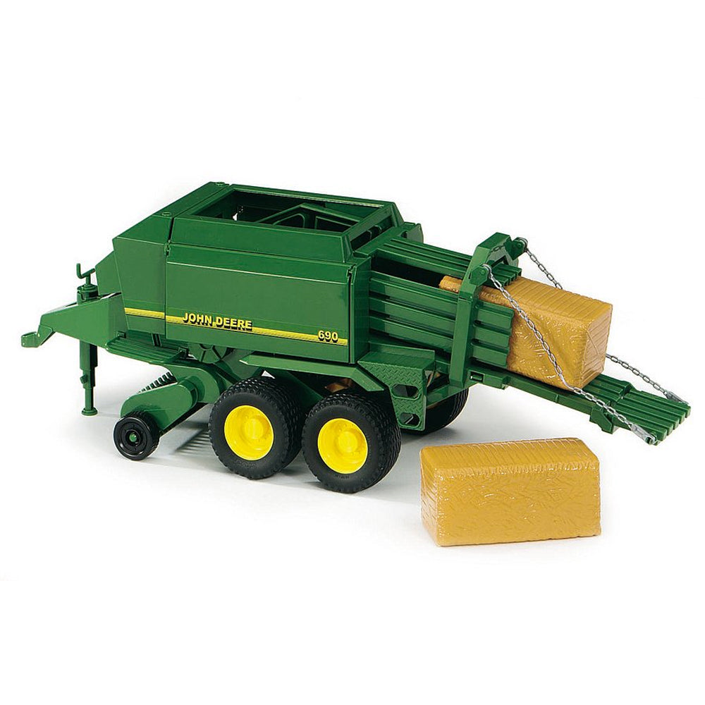 Bruder John Deere rimorchio grande pressa per balle