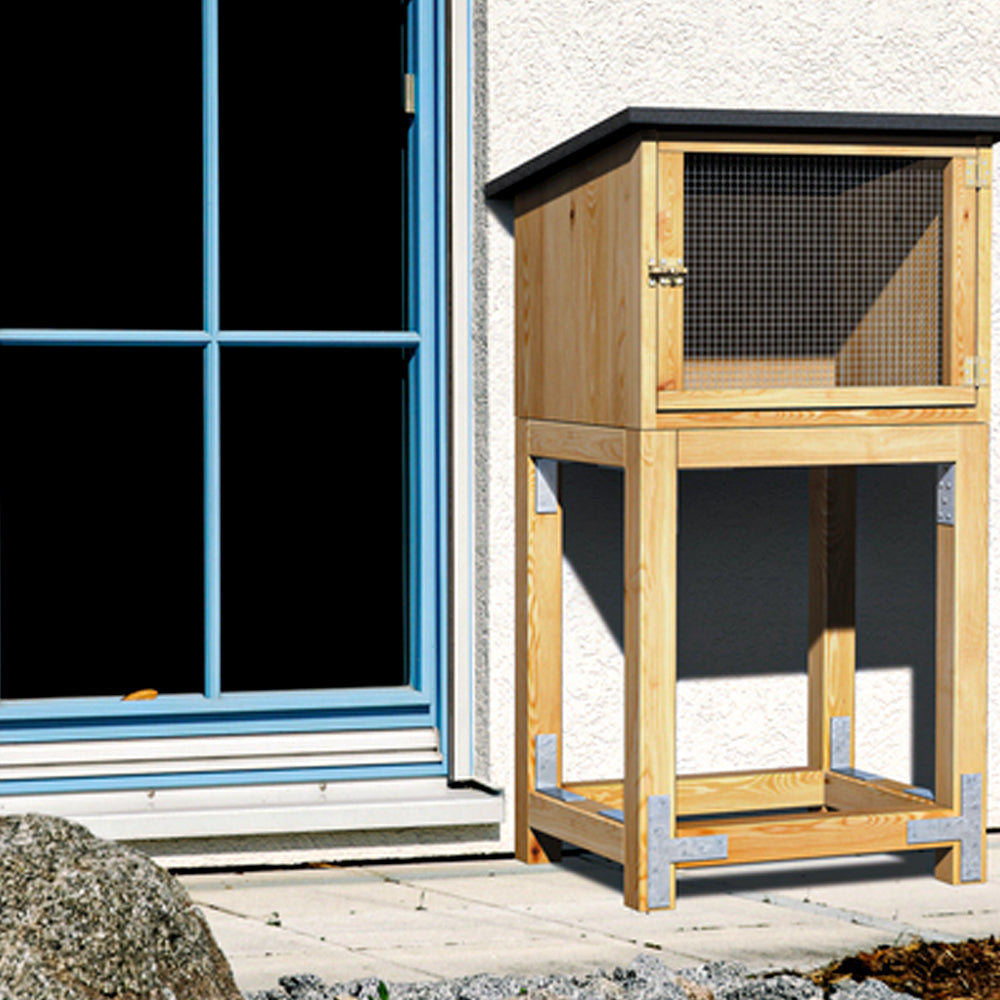 Cerniera stretta con fori svasati per viti