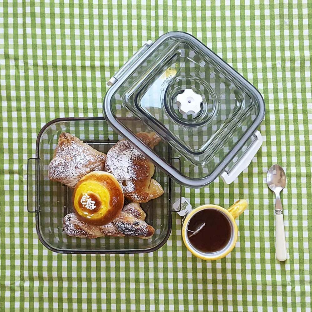 Contenitore sottovuoto quadrato 2,5lt