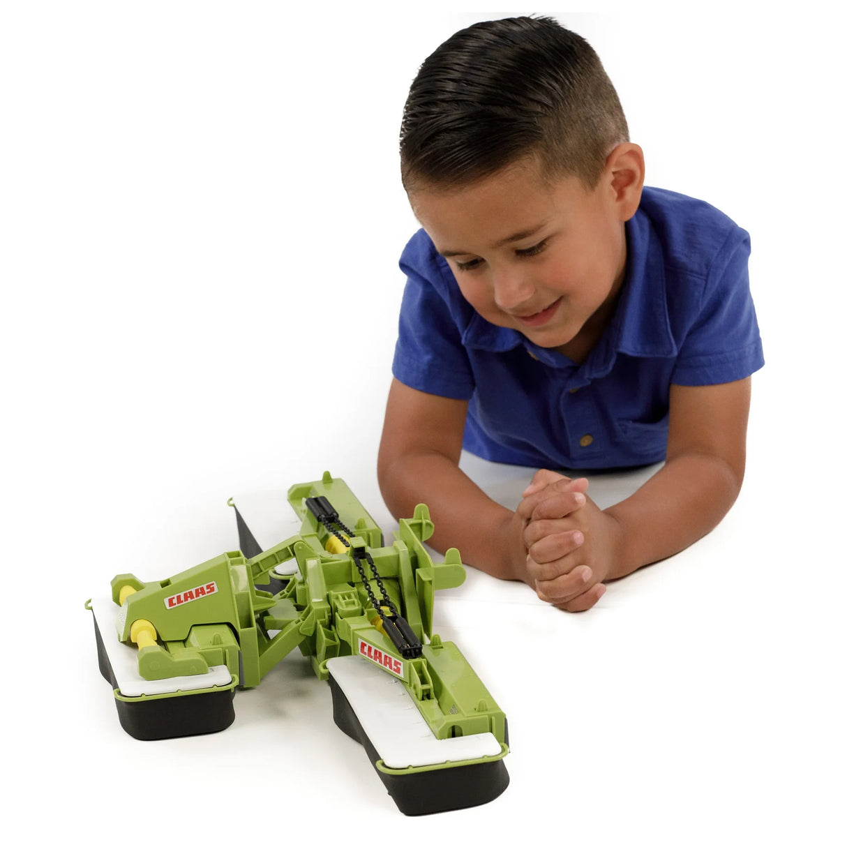 Giocattolo trattore Bruder Claas con accessori agricoli