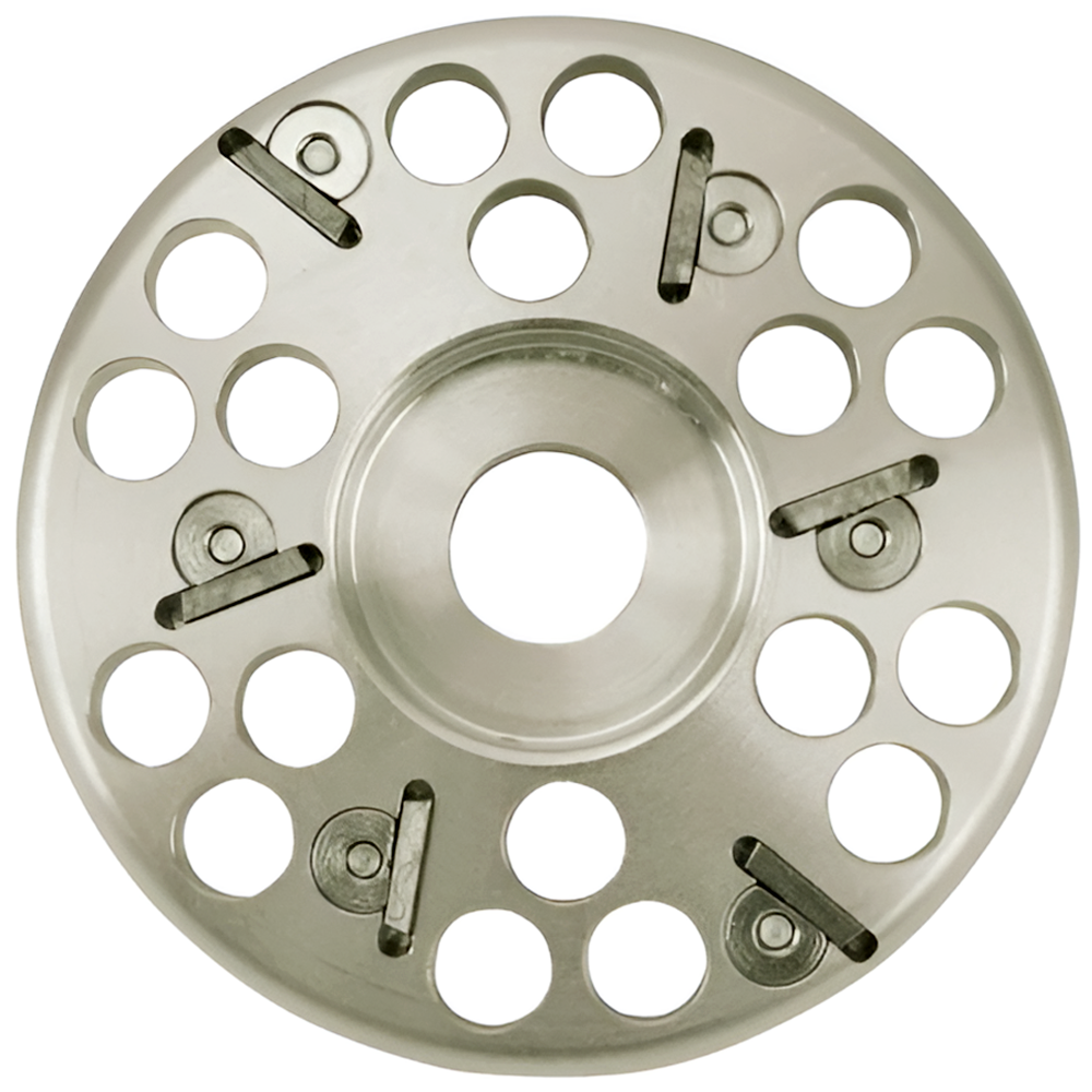 Disco in alluminio fresatore