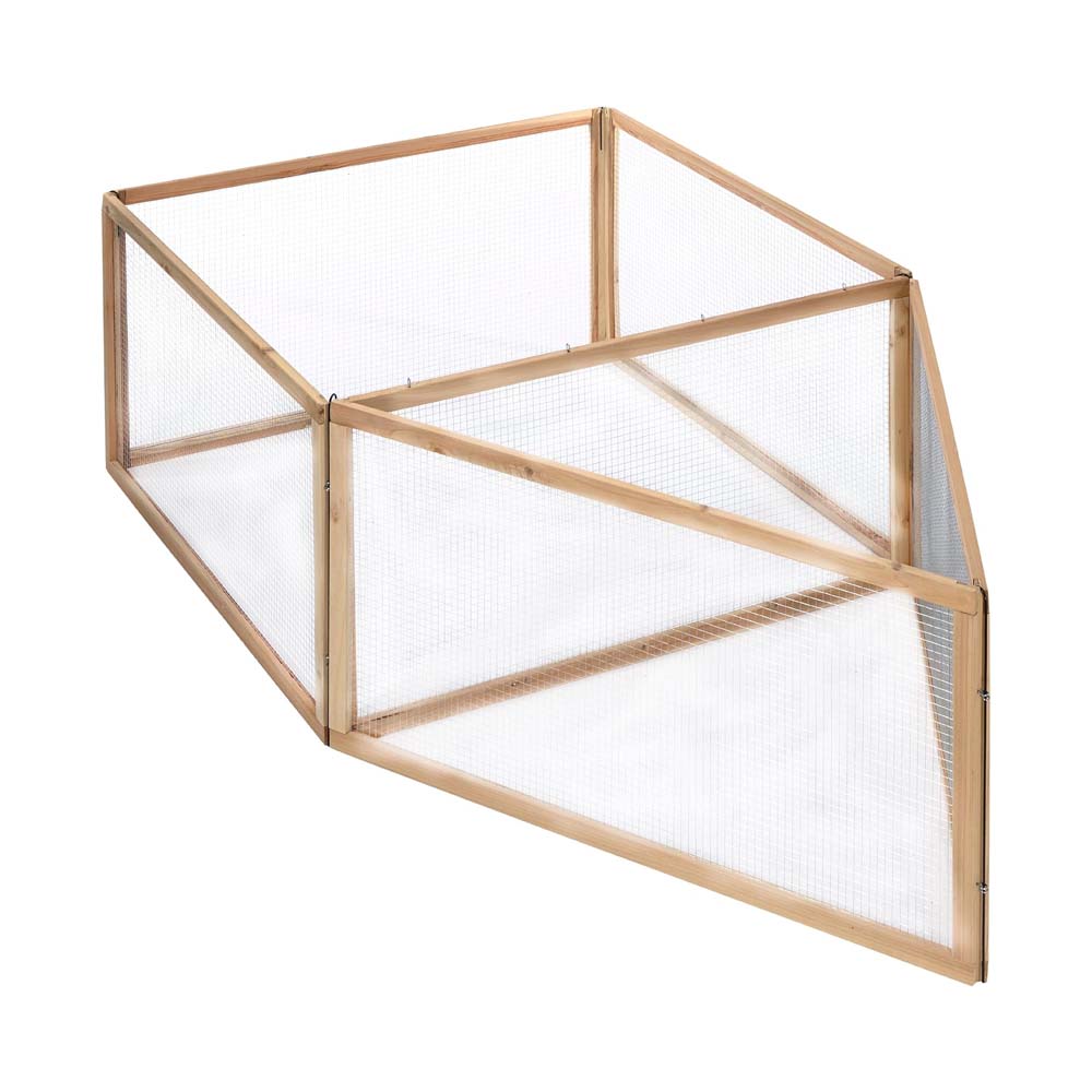 Recinto per Animali Vario da Esterno con Tetto e Rete