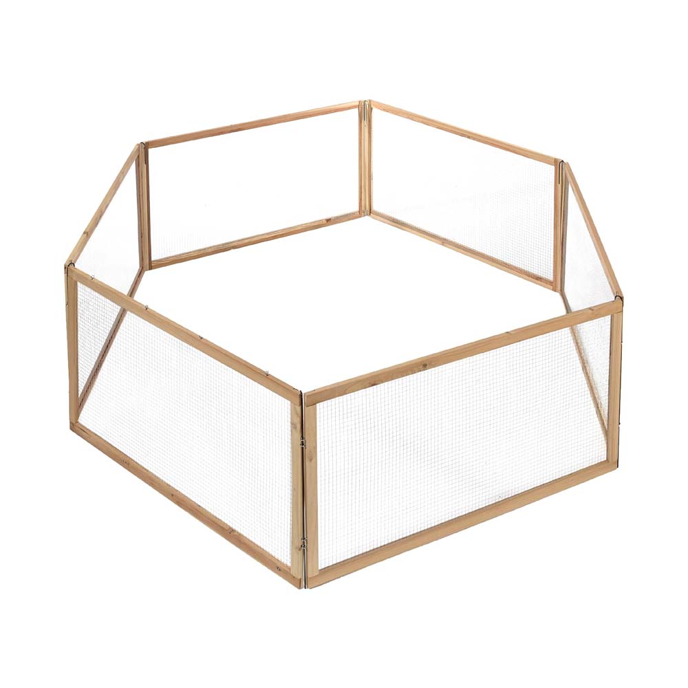 Recinto per Animali Vario da Esterno con Tetto e Rete