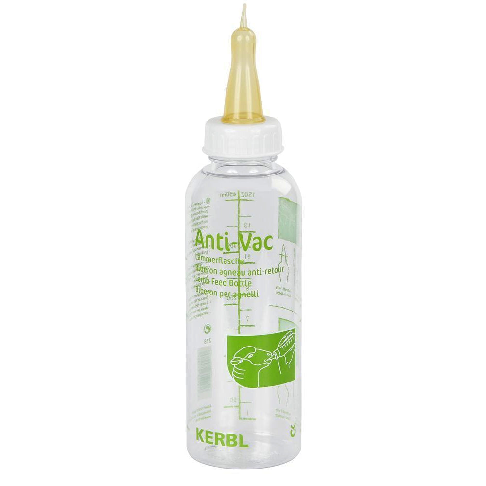 1-Liter-Anti-Vac-Lammflasche mit Silikonsauger