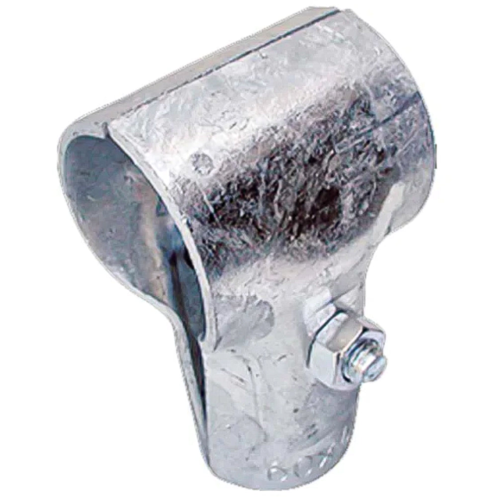 Morsetto a T con 1 bullone per tubolari zincato