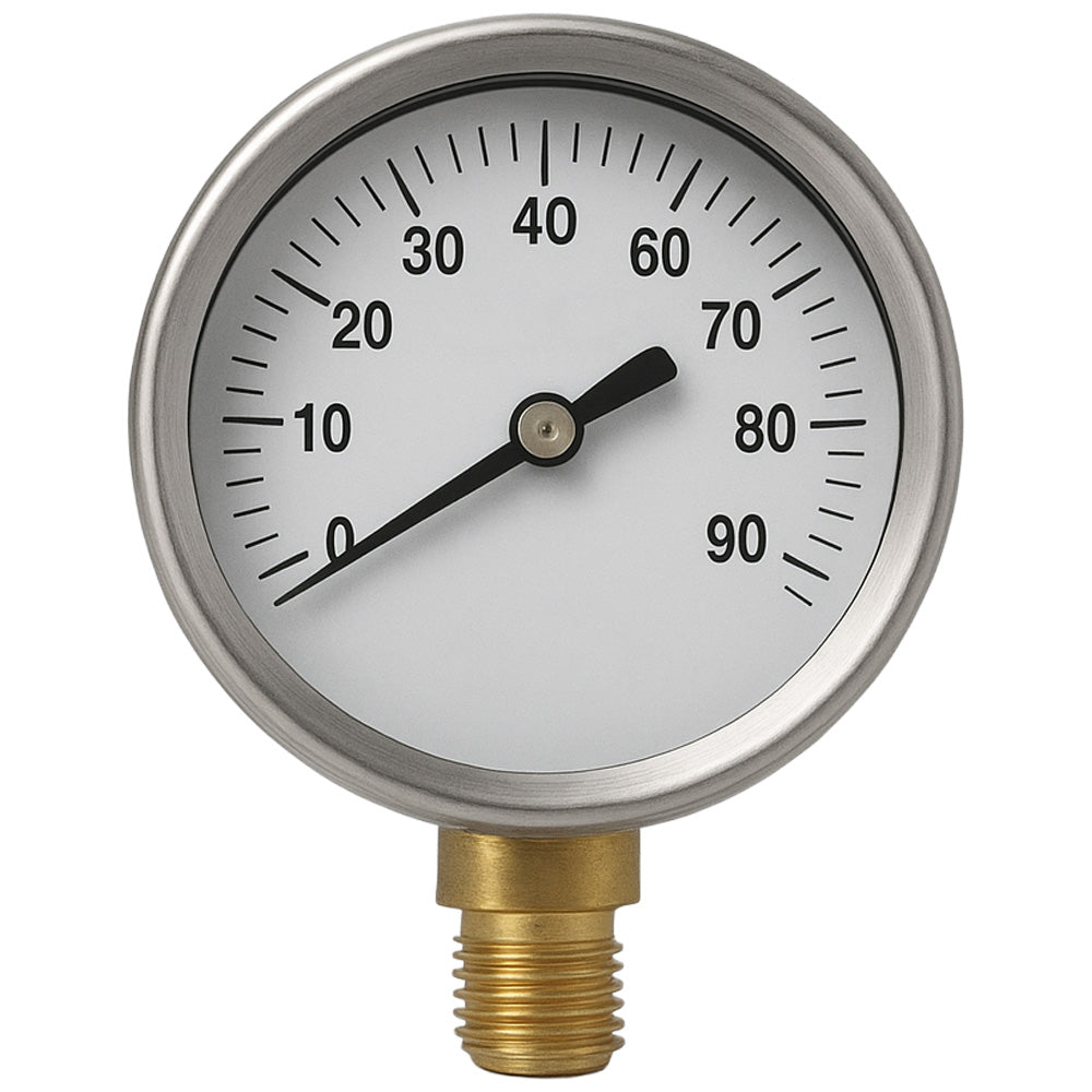 Vakkummeter 63x1/4" Milkline