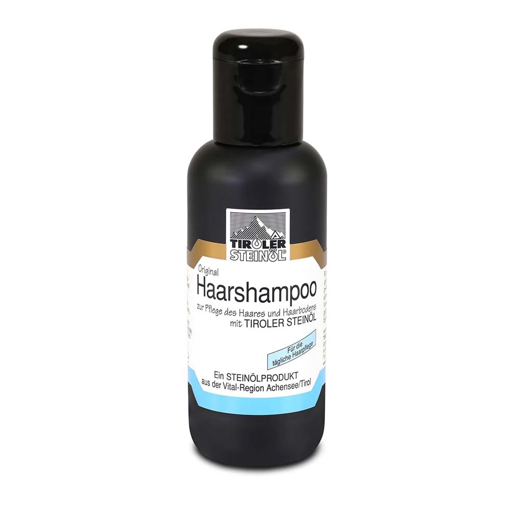 Shampoo per capelli con olio di pietra tirolese